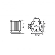 CLASSIC 20 All-Round Lights with black housing