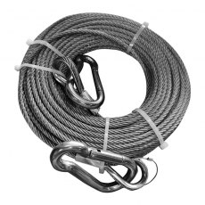 Lifeline, fireproof with hook, 5mmx30m,SOLAS/MED