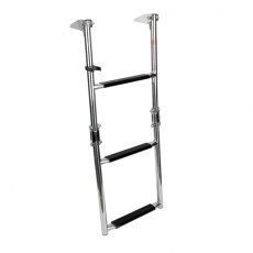 Foldable Ladder for Platform, 1+2 steps, Inox 316, L740xW276mm Foldable Ladder for Platform, 1+2 steps, Inox 316, L740xW276mm