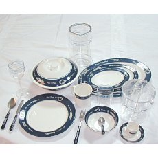 Melamine Dinner Plate Set 6 pcs