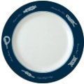 Melamine Dinner Plate Set 6 pcs