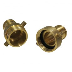 LALIZAS Fire Hose Coupling, NST Pin Lug Brass (Set)