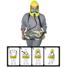 LALIZAS Emergency Evacuation Breathing Device ''ESCAPE-15'',