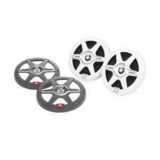 JBL Marine 6.5" Club Speaker (Pair), RGB LED with White and Grey Grill