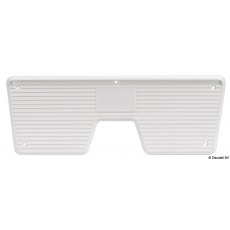 Knurled plastic stern protection plate