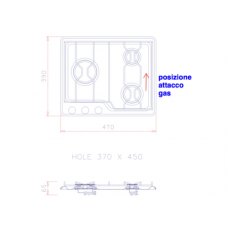 Techimpex Seafarer 3 Built in Gas Hob 3 Burner Techimpex Seafarer 3 Built in Gas Hob 3 Burner