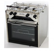 Techimpex MASTERGRILL Double burner gas cooker with oven and separate grill compartament Techimpex MASTERGRILL Double burner gas cooker with oven and separate grill compartament
