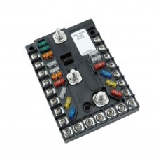 EGIS Mobile Electric Split Buss Fuse Block, 200 A, 13 Circuit + Ground