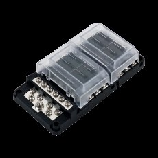EGIS Mobile Electric RT Fuse Block 12 Pos w/Ground & LED Indication