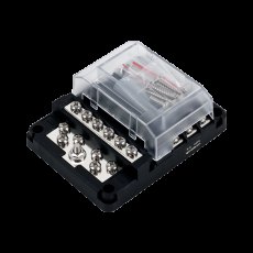 EGIS Mobile Electric RT Fuse Block 6 Pos w/Ground & LED Indication