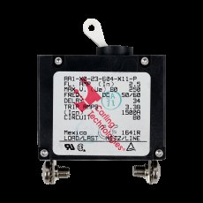 Blue Sea Systems Circuit Breaker AA1Toggle 2.5A Wht Blue Sea Systems Circuit Breaker AA1Toggle 2.5A Wht