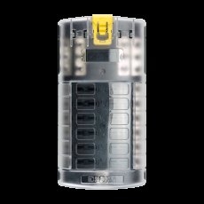 Blue Sea Systems Fuse Block STBlade 12circ w/gnd/cvr Blue Sea Systems Fuse Block STBlade 12circ w/gnd/cvr