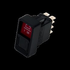 Blue Sea Systems Switch Contura SPDT ON / ON Red, Guard