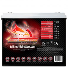 Fullriver Battery Full Throttle TPPL Battery FT1210 Fullriver Battery Full Throttle TPPL Battery FT1210