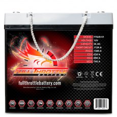 Fullriver Battery Full Throttle TPPL Battery FT620-51 Fullriver Battery Full Throttle TPPL Battery FT620-51