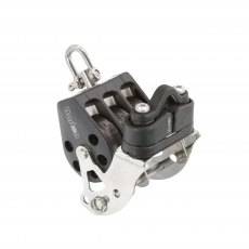 BARTON Size 2 Plain Pulley Block with Triple Becket & Cam