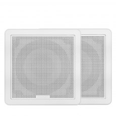 Fusion FM-F77SW 7.7" Flush Mount Square Marine Speakers 200W - White Fusion FM-F77SW 7.7" Flush Mount Square Marine Speakers 200W - White
