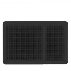 Fusion FM-F65SB 6.5" Flush Mount Square Marine Speakers 120W - Black Fusion FM-F65SB 6.5" Flush Mount Square Marine Speakers 120W - Black