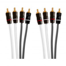 Fusion RCA Cables - 4 Channel 12ft (3.6m) Fusion RCA Cables - 4 Channel 12ft (3.6m)