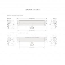 Seaview Blinds Seashade Blackout Roller Mini and Maxi Seaview Blinds Seashade Blackout Roller Mini and Maxi