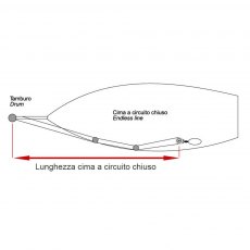 Bamar Endless line kit, 8mm line for model 08/10 Bamar Endless line kit, 8mm line for model 08/10