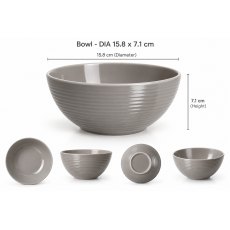Flamefield Bowl Seramika Latte Flamefield Bowl Seramika Latte