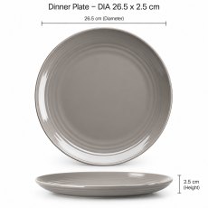 Flamefield Dinner Plate Seramika Latte Flamefield Dinner Plate Seramika Latte
