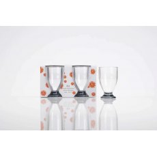Flamefield 4Pk Juice Glass Smoke Grey Flamefield 4Pk Juice Glass Smoke Grey