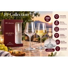Flamefield 2Pk Tritan Non-Slip Riviera Standard Wine Glass Flamefield 2Pk Tritan Non-Slip Riviera Standard Wine Glass