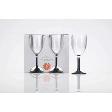 Flamefield 4Pk Wine Goblet Smoke Grey Flamefield 4Pk Wine Goblet Smoke Grey