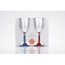 Flamefield 4Pk Wine Goblet Party Flamefield 4Pk Wine Goblet Party
