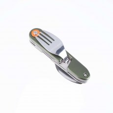 Flamefield 4In1 Portable Cutlery - Forest Green Flamefield 4In1 Portable Cutlery - Forest Green