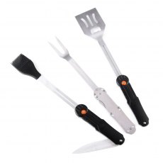 Flamefield 5In1 Bbq Tool - Black Flamefield 5In1 Bbq Tool - Black