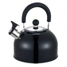 Flamefield 2.5Ltr Whistling Kettle Black Flamefield 2.5Ltr Whistling Kettle Black
