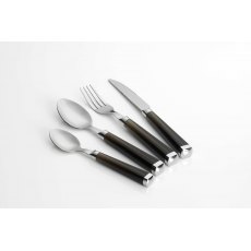 Flamefield 16Pcs Cutlery Set Black Flamefield 16Pcs Cutlery Set Black