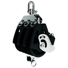 Lewmar Synchro Block Triple Becket Cam Black - 50mm