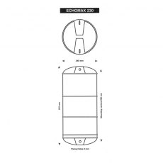 Echomax EM230 Radar Reflector