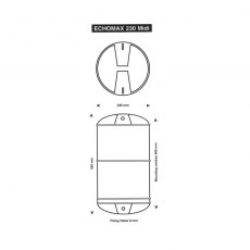 Echomax EM230 Midi Radar Reflector