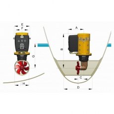 Vetus 35 Kgf Bow Thruster Kit