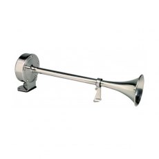 Ongaro Deluxe All Stainless Steel 24v Single Trumpet Horn