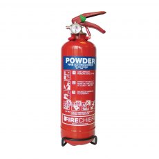Firechief 1kg 8A 34B Powder Fire Extinguisher