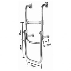 3 Step Stainless Steel Boarding Ladder