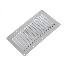 Stainless Steel Louvered Vent 128 x 232mm
