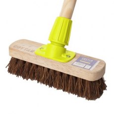 Deck Scrub With Wooden Handle