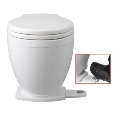 Jabsco Lite Flush Electric Toilet with Foot Switch
