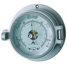 Meridian Zero Channel Matt Chrome Barometer