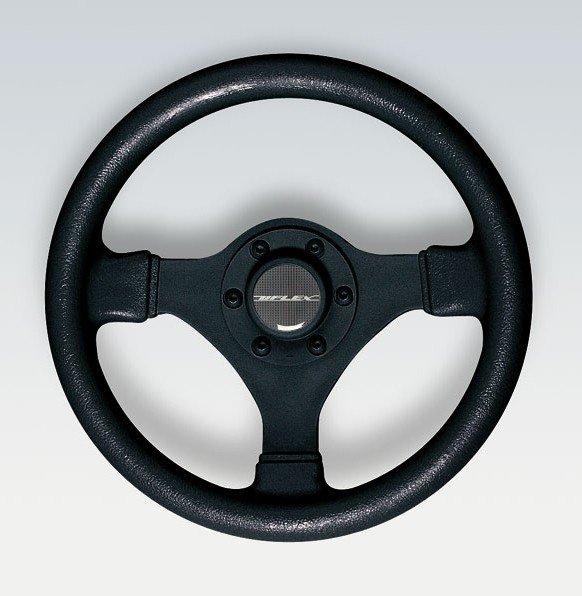 Ultraflex Ultraflex V45 280mm Black Soft Grip Steering Wheel - Compact diameter