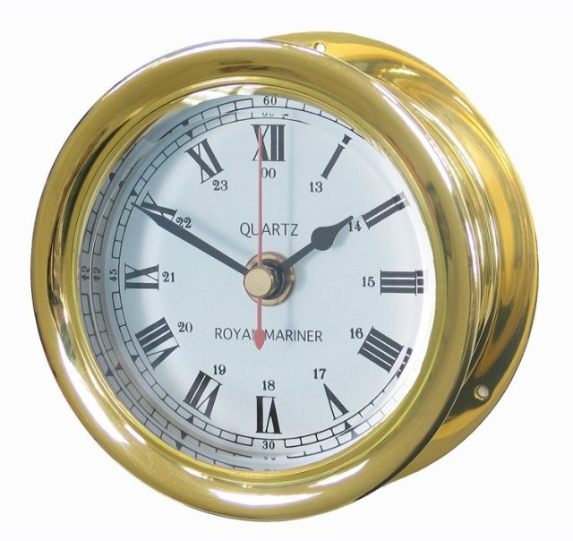 Meridian Zero Meridian Zero Capstan Brass Clock