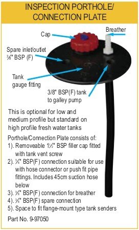 CAN-SB CAN-SB Water Tank Connection Plate