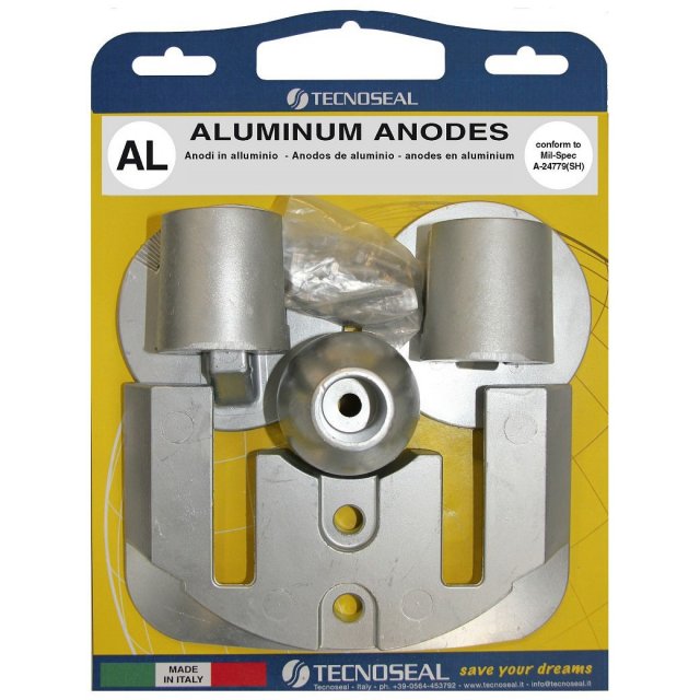 Tecnoseal Tecnoseal MerCruiser Bravo Three 2004 Aluminium Anode Kit